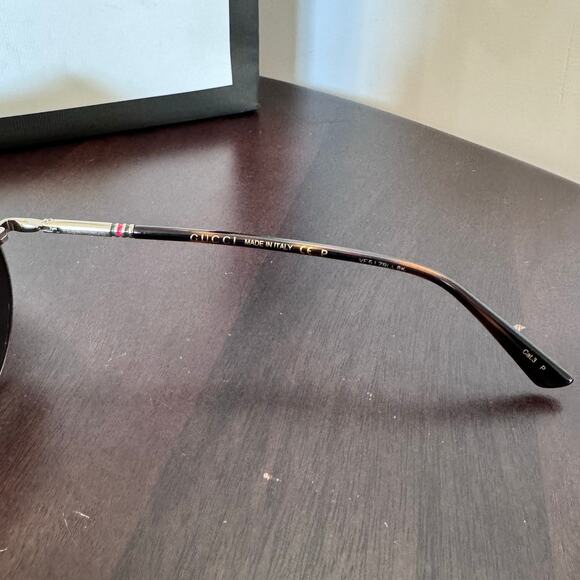 Gucci GG0388S Gold Frame Aviator Sunglasses - 56mm - Picture 6 of 11